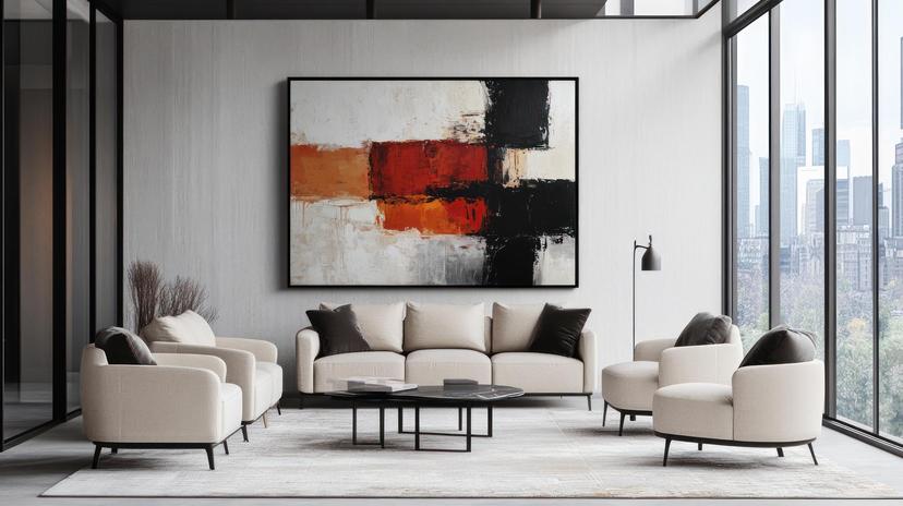 Idei de decor cu tablouri canvas abstracte în 2025