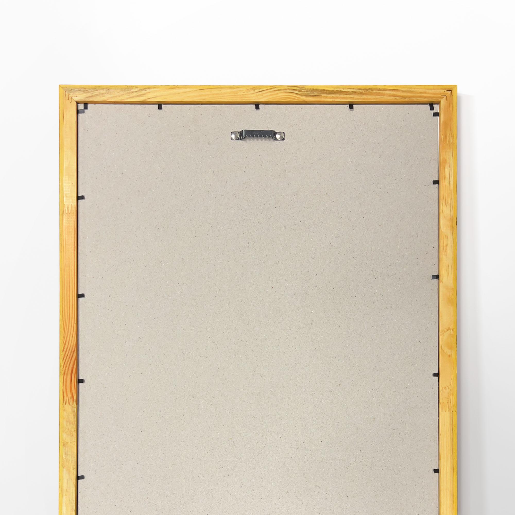 Poster Înrămat Flower Mix On Blue mockup 4