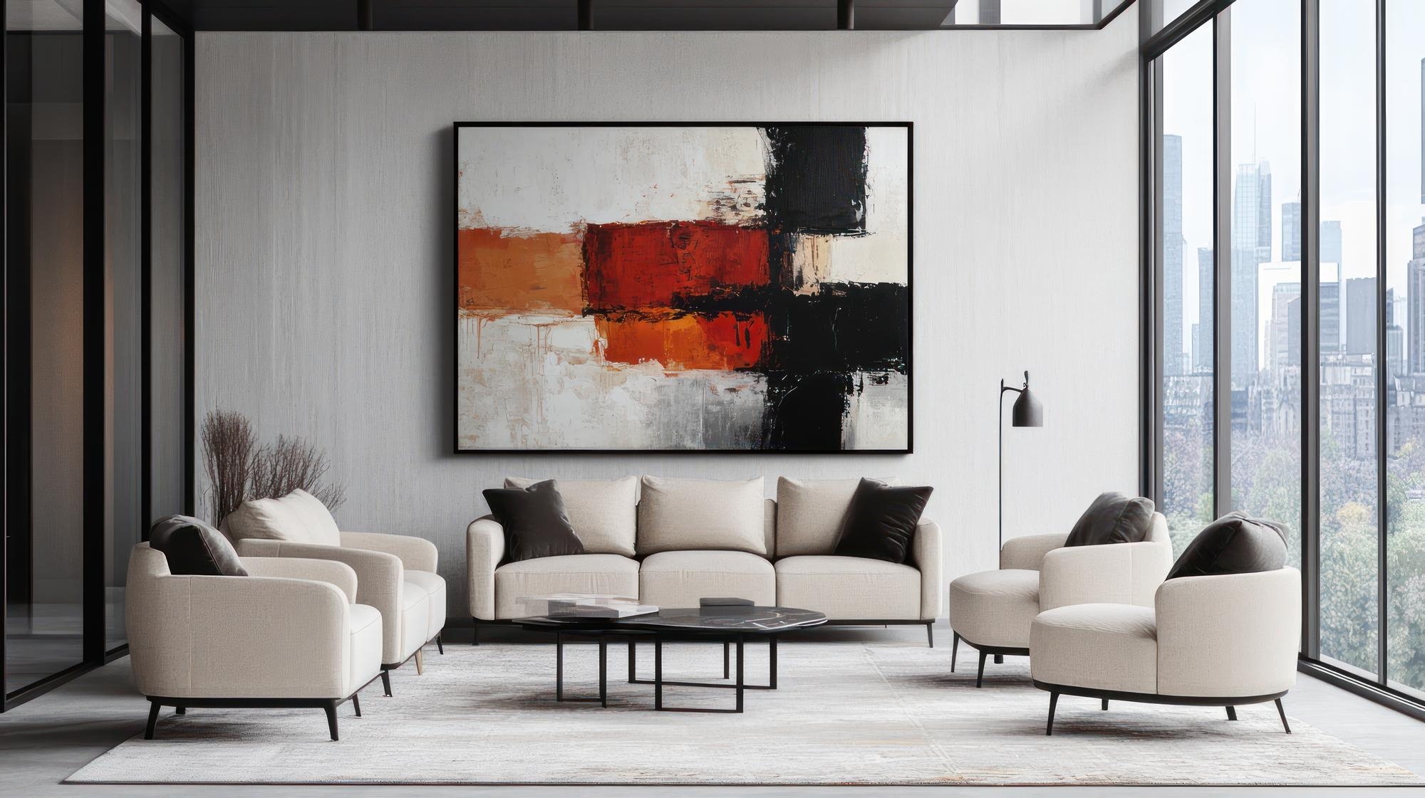 Idei de decor cu tablouri canvas abstracte în 2025