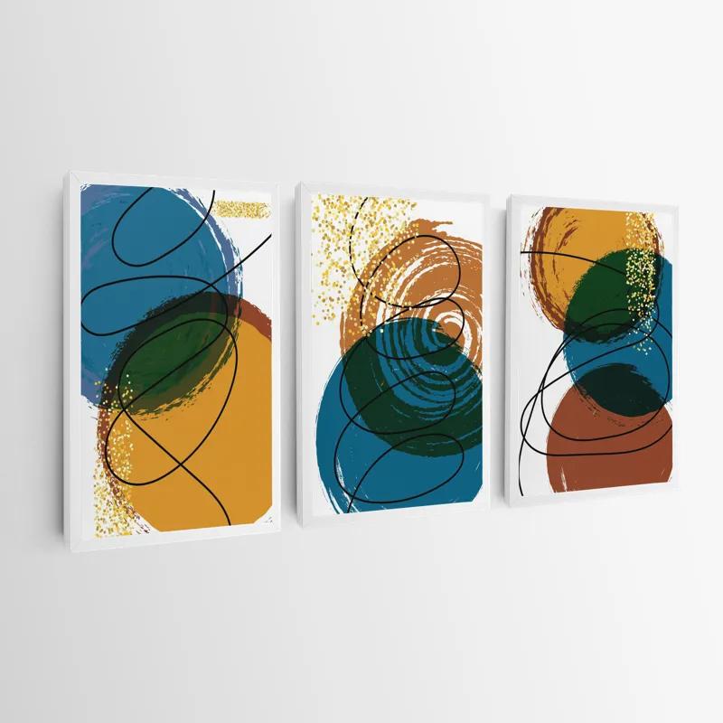 Tablou Multicanvas Abstract Circles mockup 0