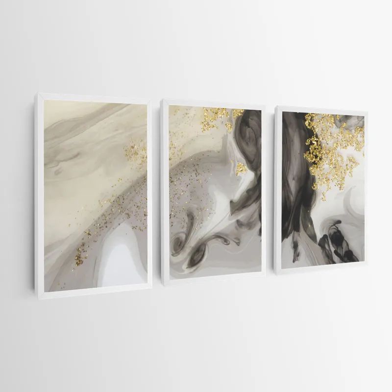 Cream Glitter Set mockup 0