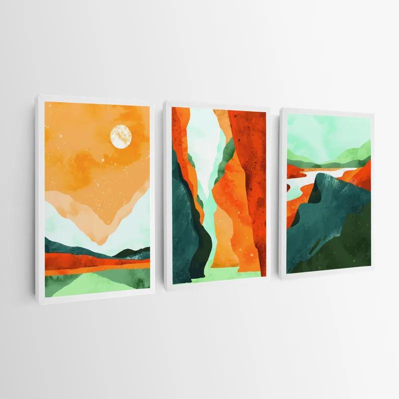 Tablou Multicanvas Mountain Set mockup 0