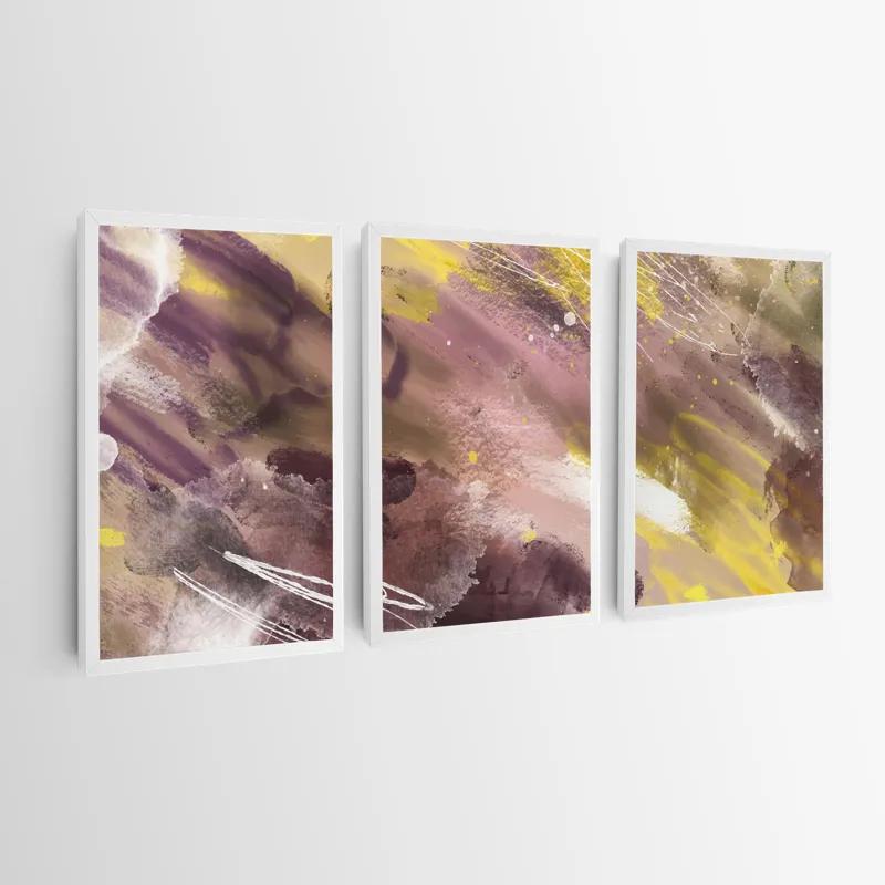 Tablou Multicanvas Purple Set mockup 0