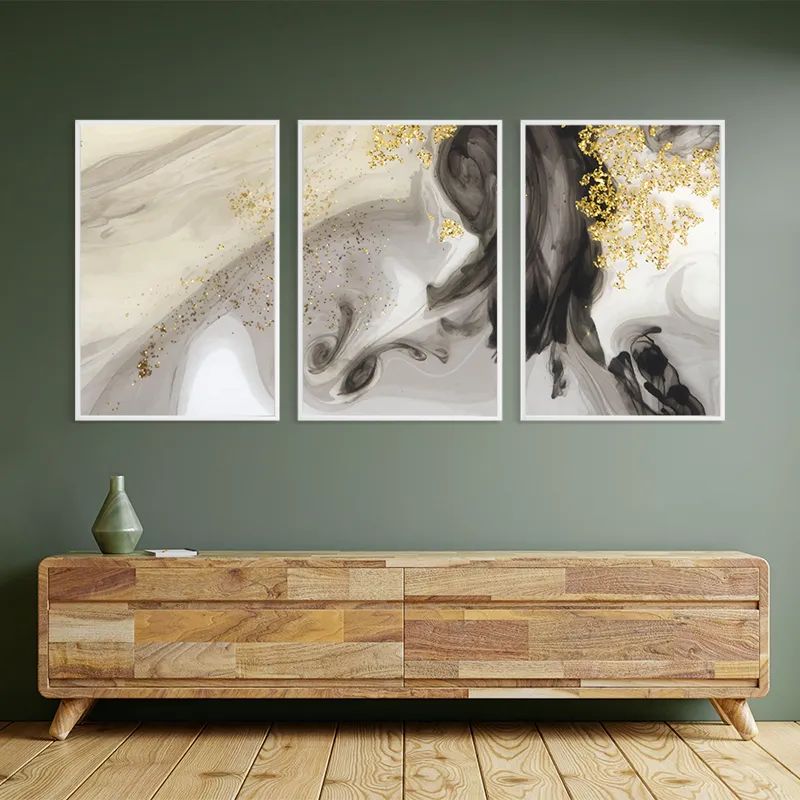 Cream Glitter Set mockup 2