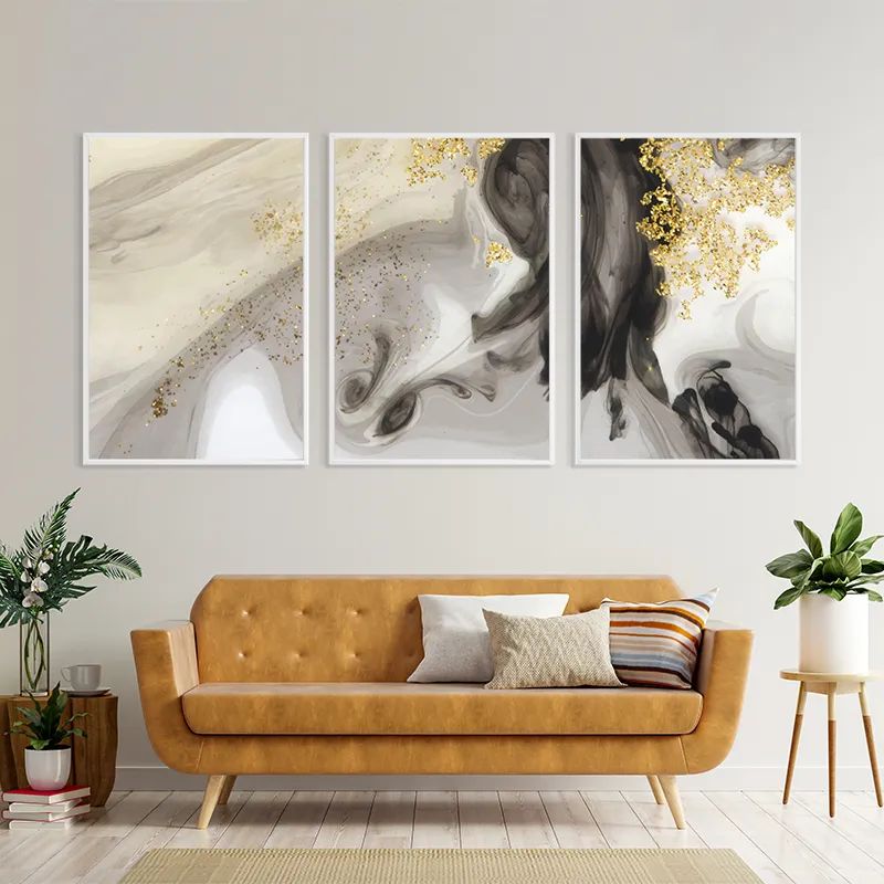 Cream Glitter Set mockup 4