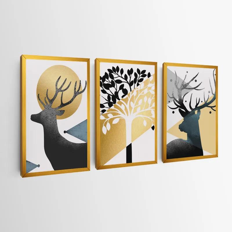 Tablou Multicanvas Blacknd White Tree mockup 0