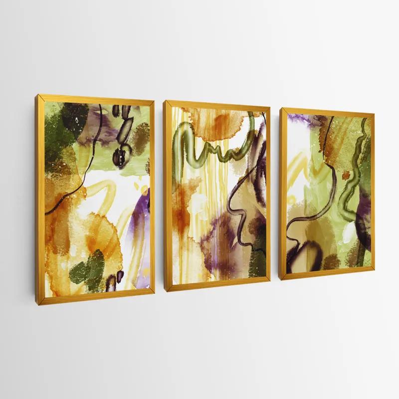 Tablou Multicanvas Orange Purplert mockup 0