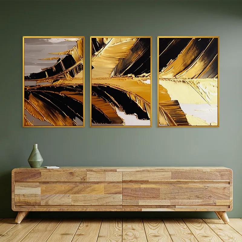 Tablou Multicanvas Goldenlack Set mockup 2