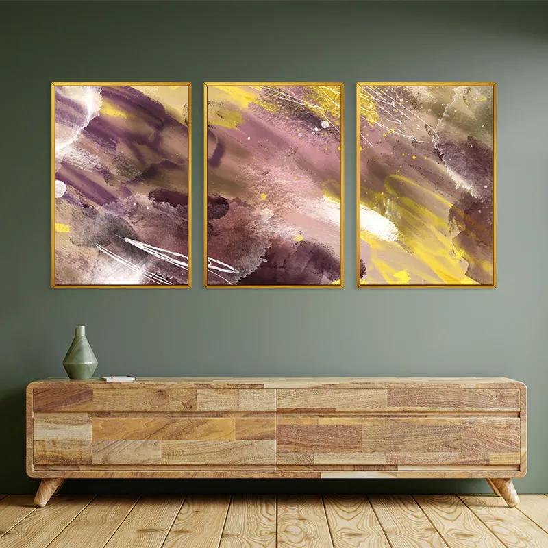 Tablou Multicanvas Purple Set mockup 2