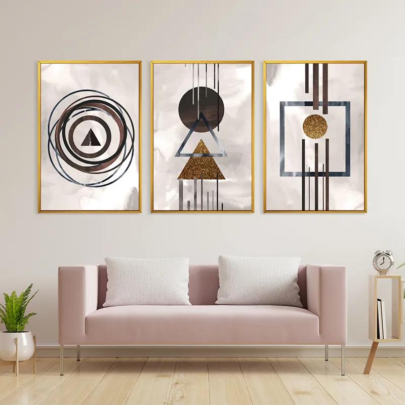 Tablou Multicanvas Greybstract Set mockup 3