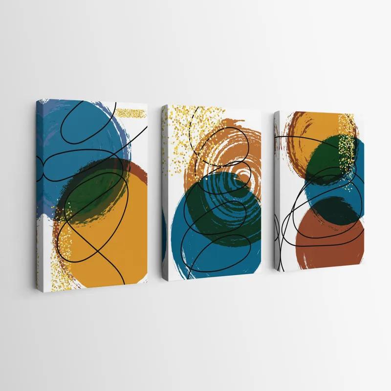 Tablou Multicanvas Abstract Circles mockup 0