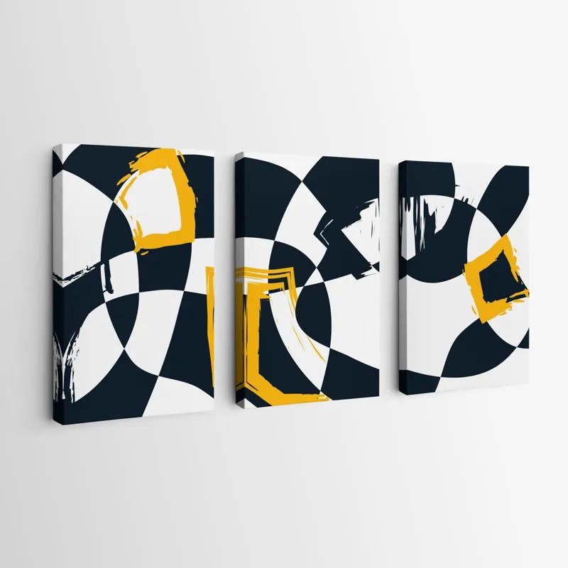 Tablou Multicanvas Blacknd Whitert mockup 0