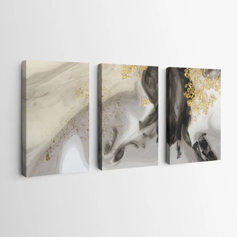 Cream Glitter Set mockup 0