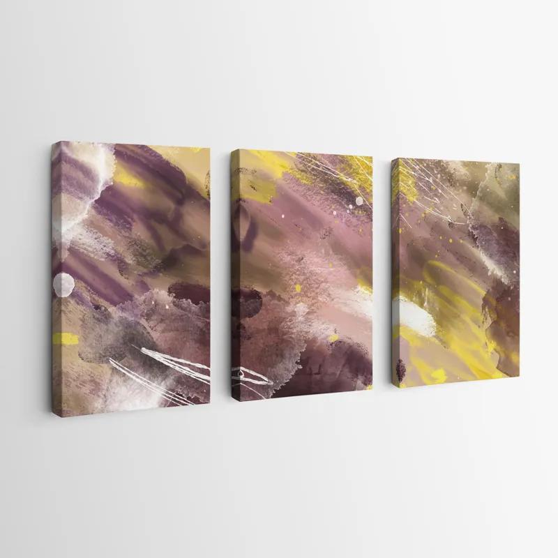 Tablou Multicanvas Purple Set mockup 0