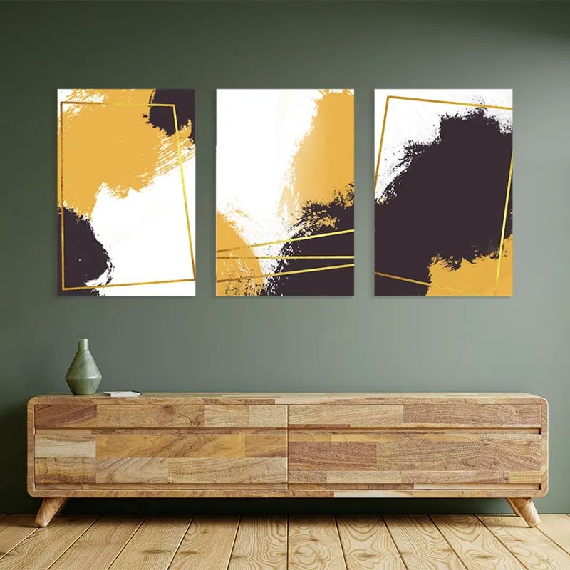 Gold Square Set mockup 2