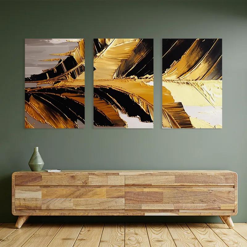 Tablou Multicanvas Goldenlack Set mockup 2