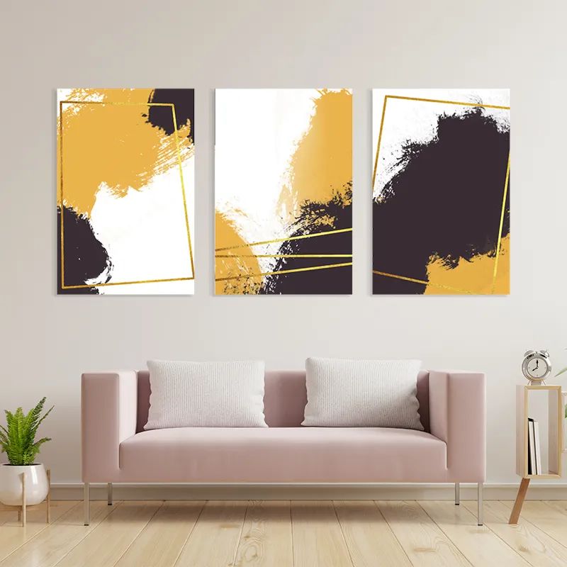 Gold Square Set mockup 3