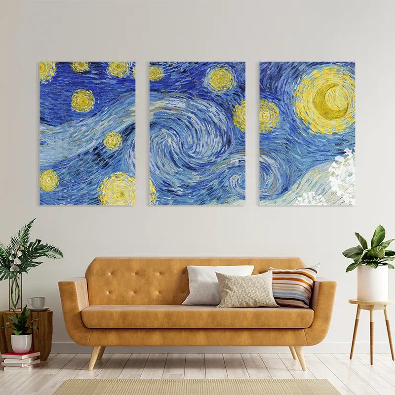 Tablou Multicanvas Painting Set mockup 4