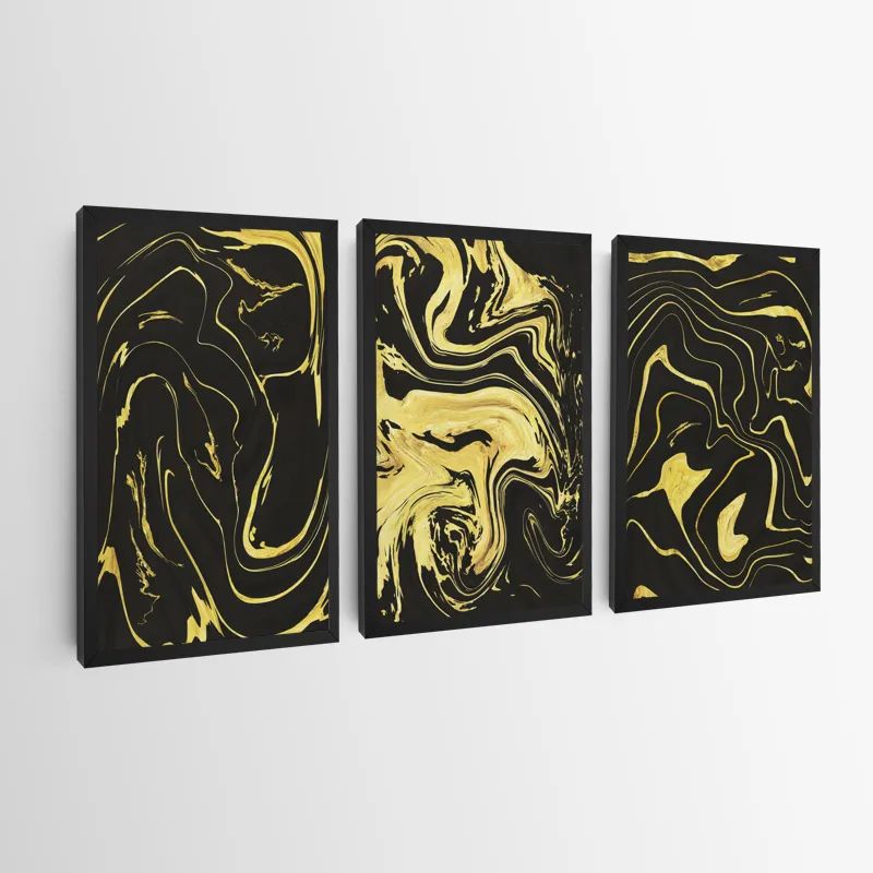 Abstract Gold Lines mockup 0
