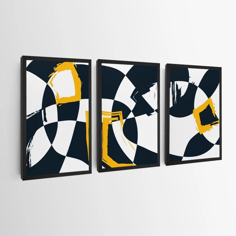 Tablou Multicanvas Blacknd Whitert mockup 0