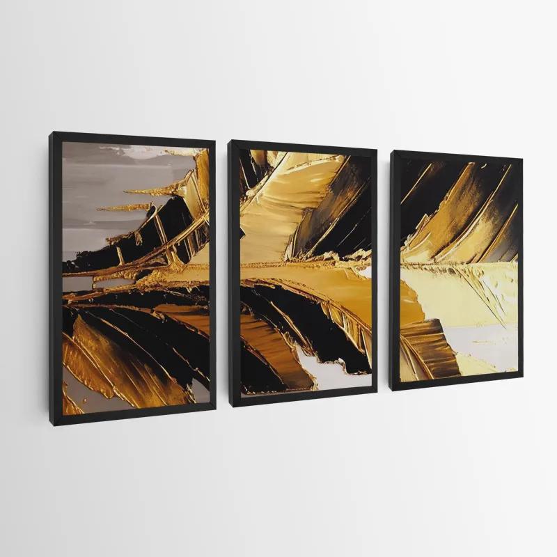 Tablou Multicanvas Goldenlack Set mockup 0