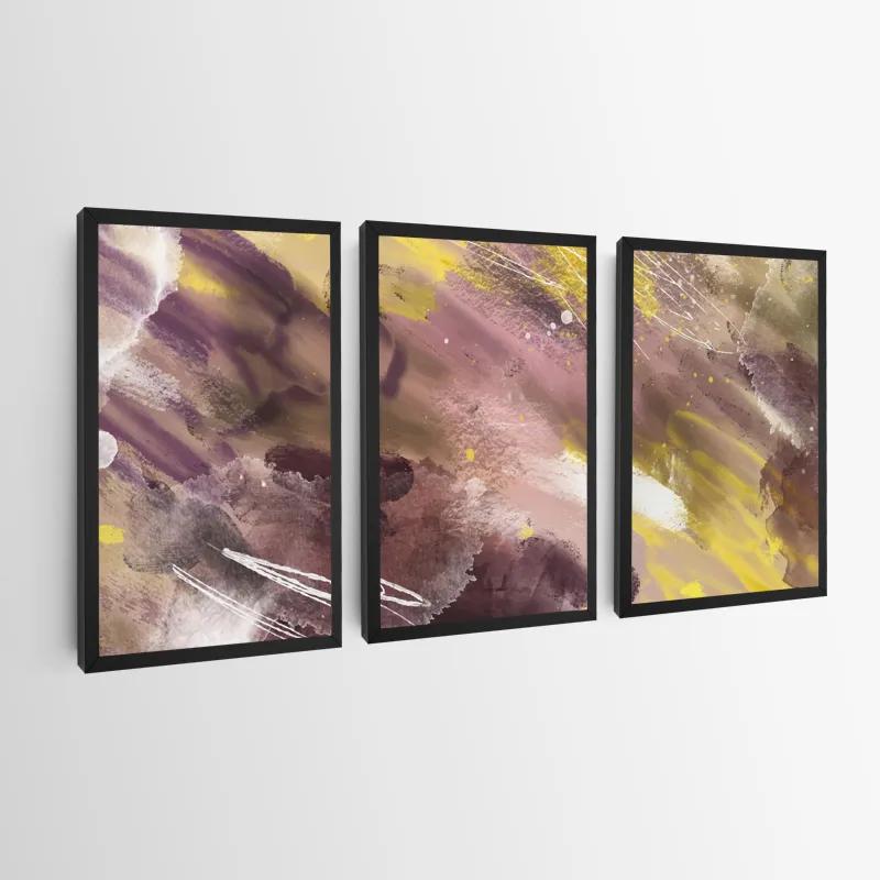 Tablou Multicanvas Purple Set mockup 0