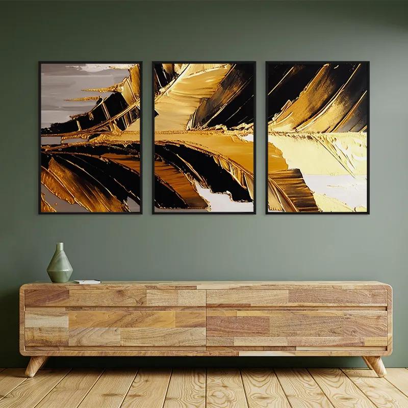 Tablou Multicanvas Goldenlack Set mockup 2