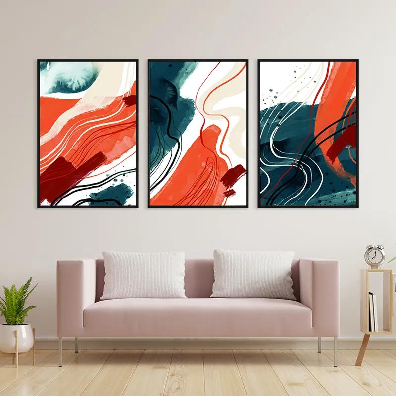 Tablou Multicanvas Orangelue Set mockup 3