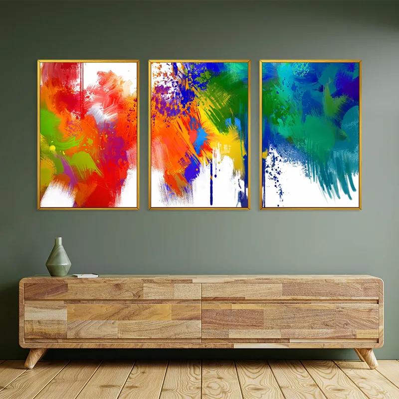 Tablou Multicanvas Colorful Set mockup 2