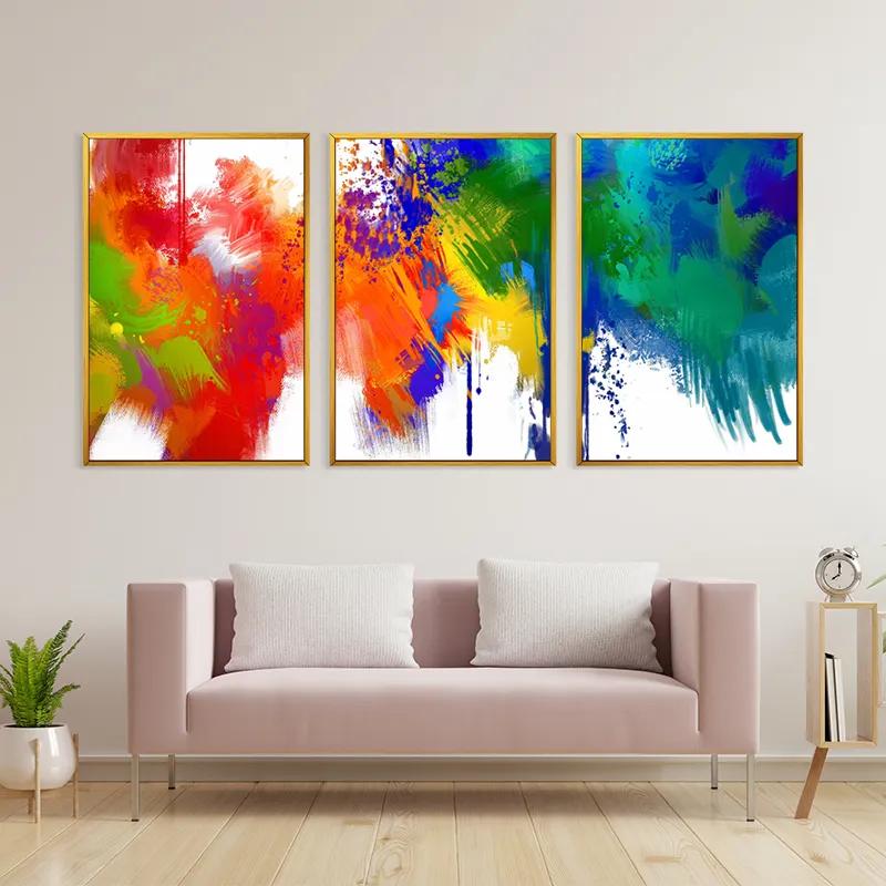 Tablou Multicanvas Colorful Set mockup 3