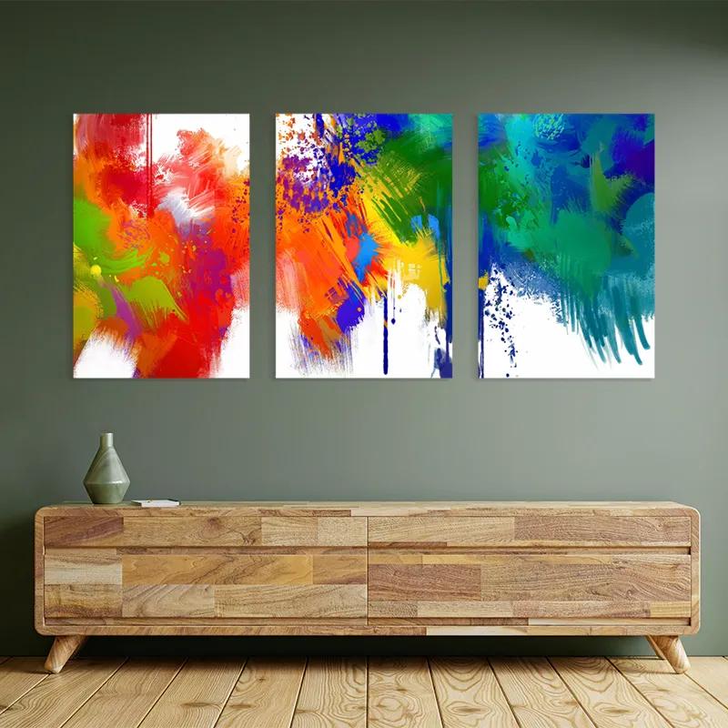 Tablou Multicanvas Colorful Set mockup 2