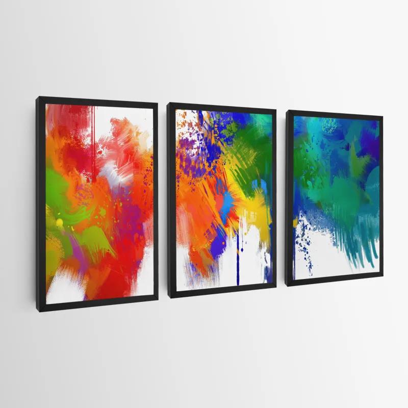 Tablou Multicanvas Colorful Set mockup 0