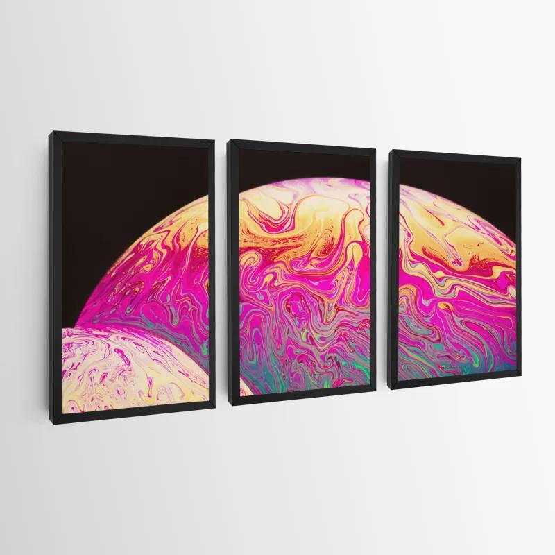 Tablou Multicanvas Planet mockup 0