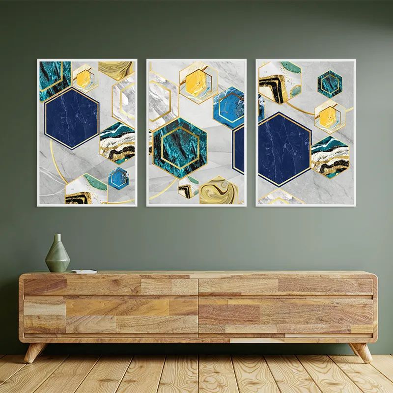 Marble Hexagon mockup 2