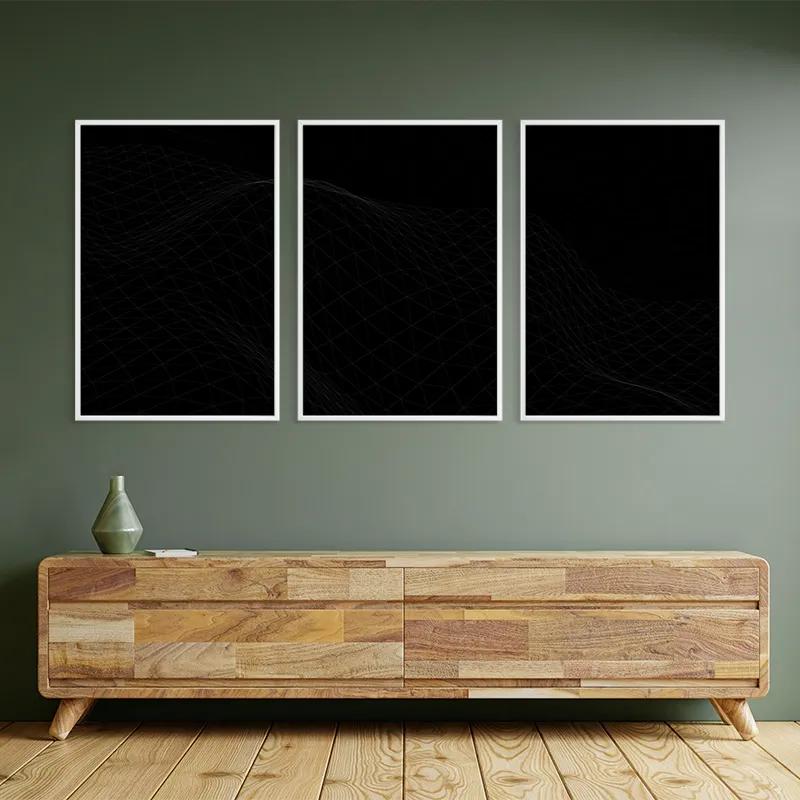 Tablou Multicanvas Triangle Wave mockup 2