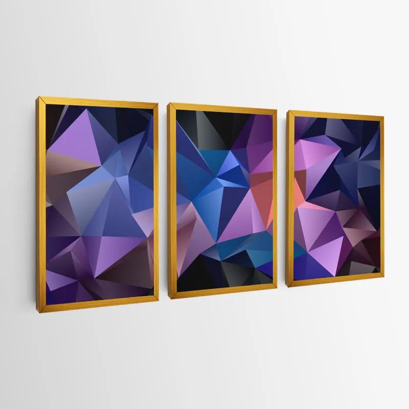 Tablou Multicanvas Purple Shades mockup 0