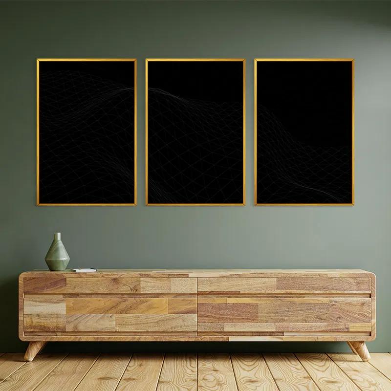 Tablou Multicanvas Triangle Wave mockup 2