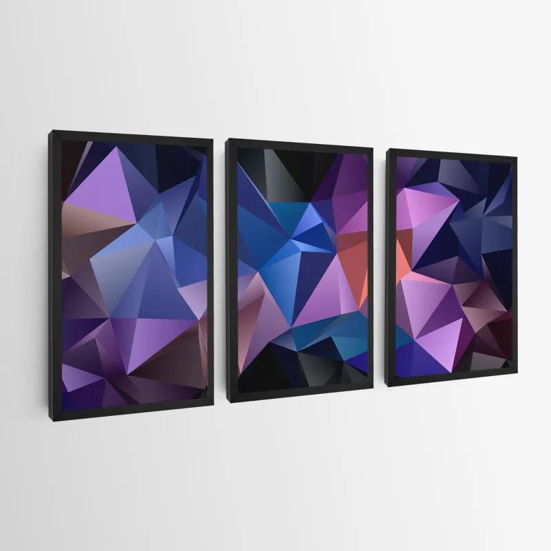 Tablou Multicanvas Purple Shades mockup 0