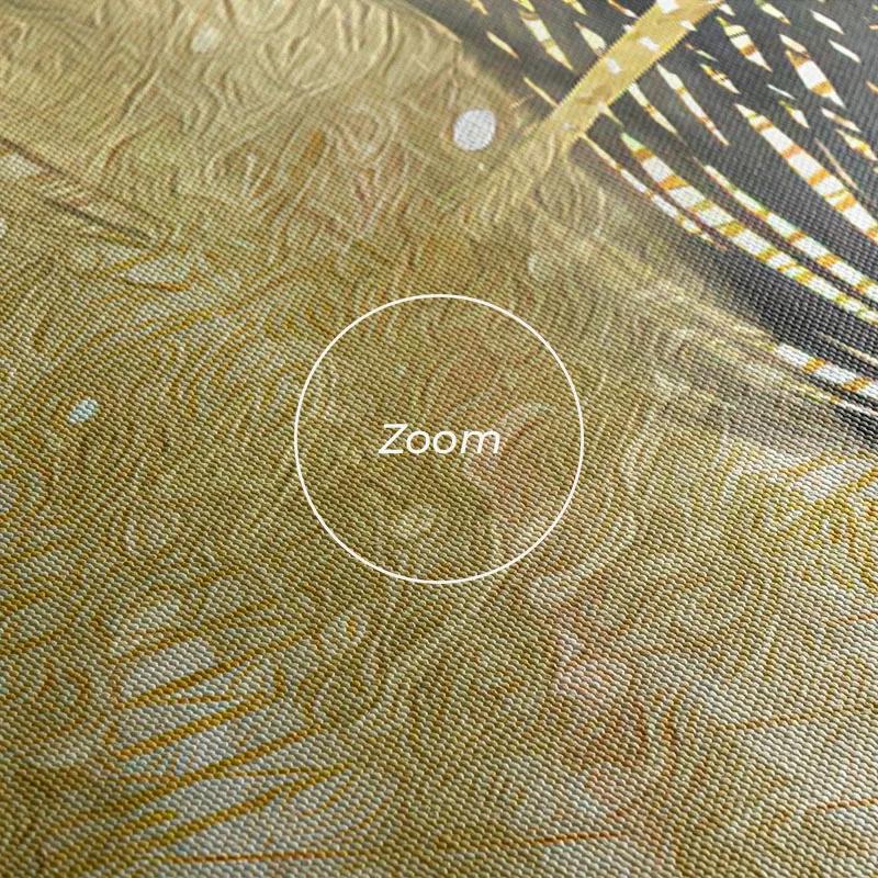 Tablou Multicanvas Blacknd Gold Feathears mockup 1