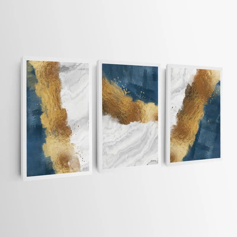 Tablou Multicanvas Abstractluend White mockup 0