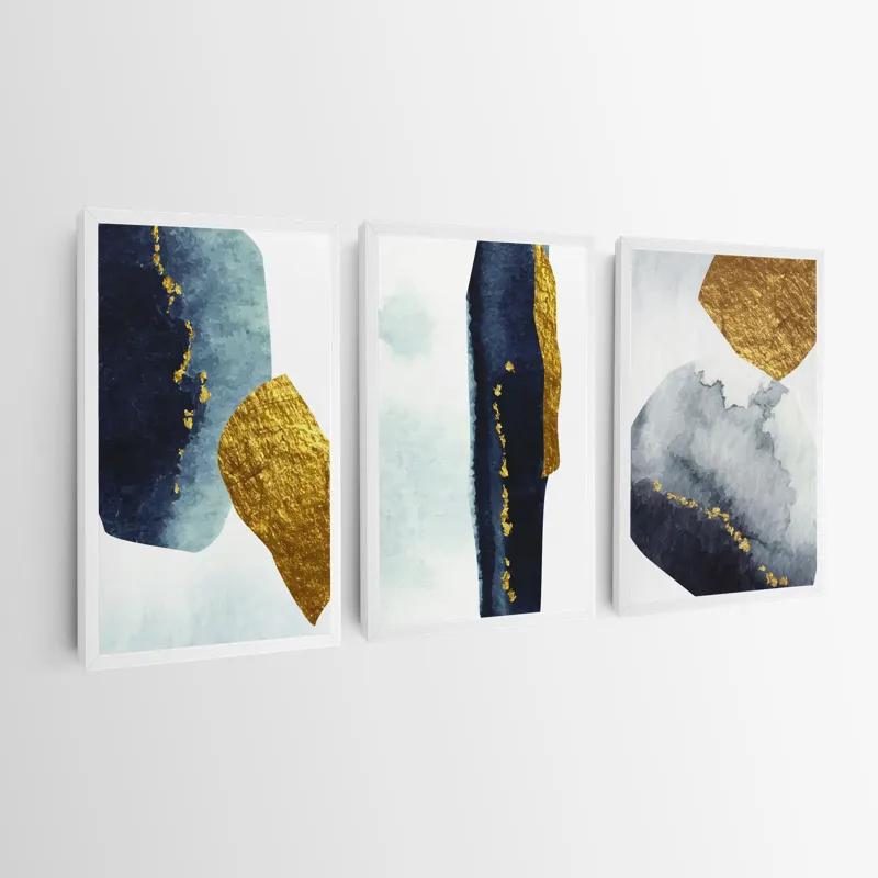 Tablou Multicanvas Blacknd Gold Objects mockup 0