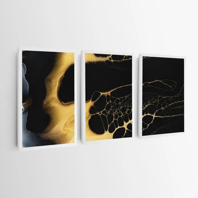 Tablou Multicanvas Gold Liquid mockup 0