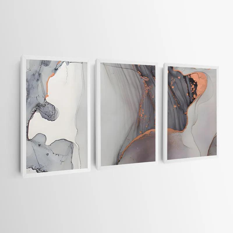 Tablou Multicanvas Golden Pink mockup 0