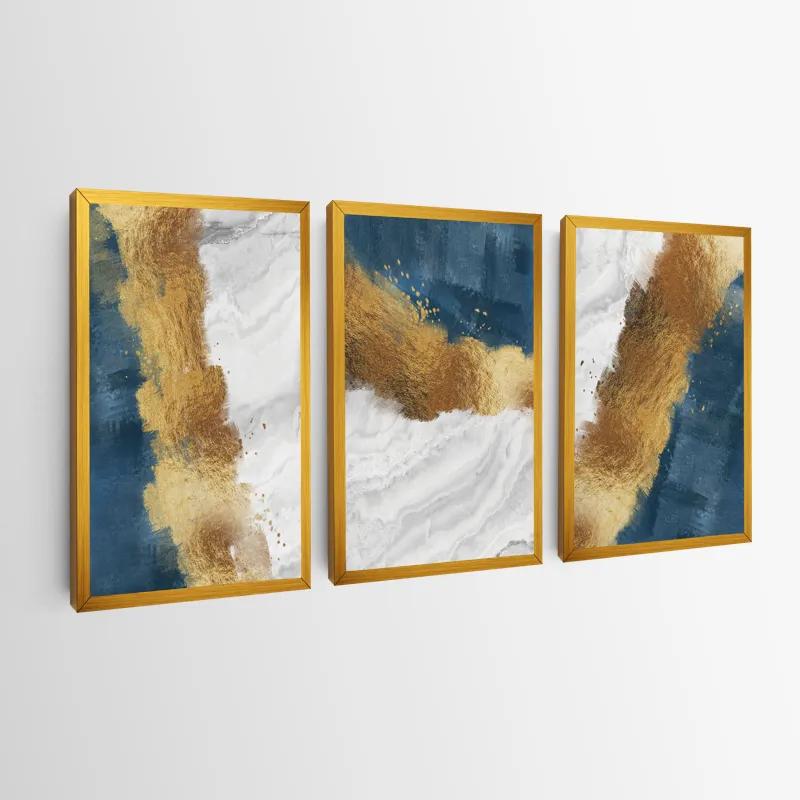 Tablou Multicanvas Abstractluend White mockup 0