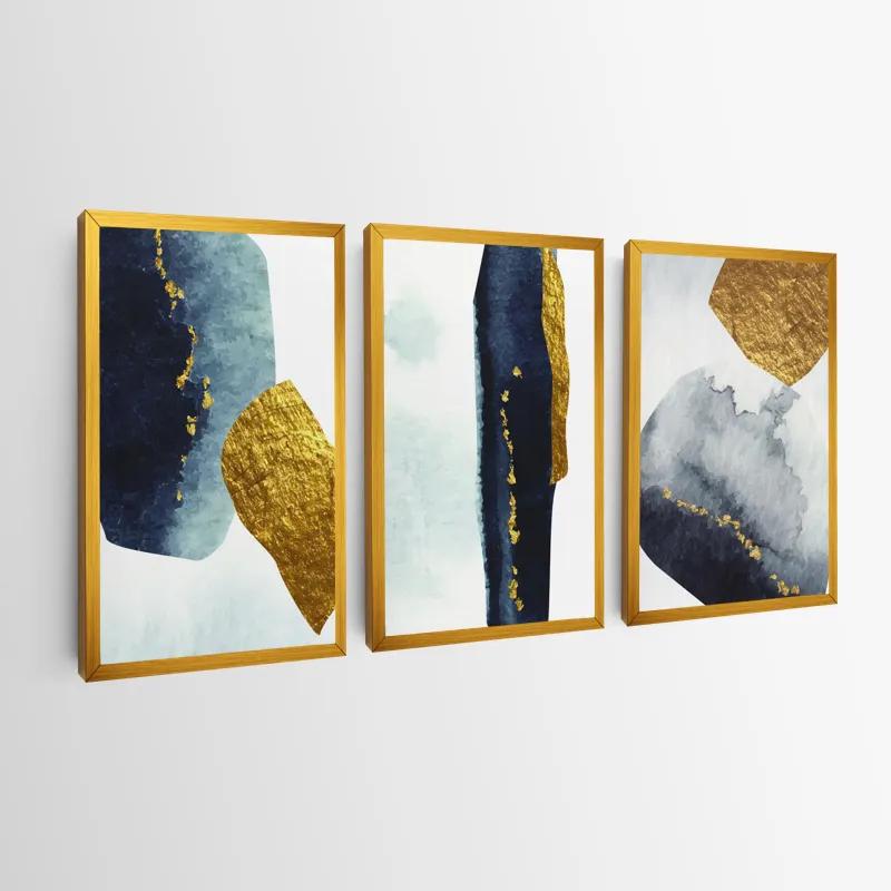 Tablou Multicanvas Blacknd Gold Objects mockup 0