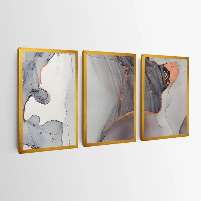 Tablou Multicanvas Golden Pink mockup 0