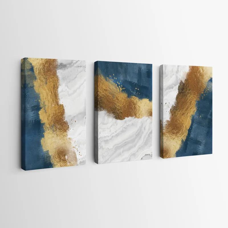 Tablou Multicanvas Abstractluend White mockup 0