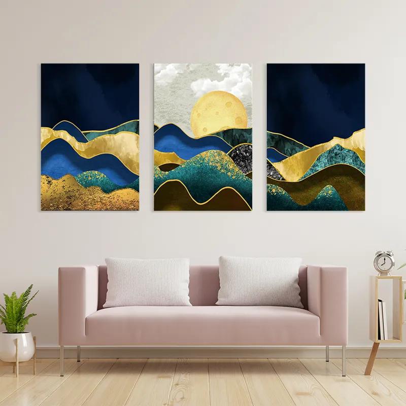 Tablou Multicanvas Marble Mountains mockup 3