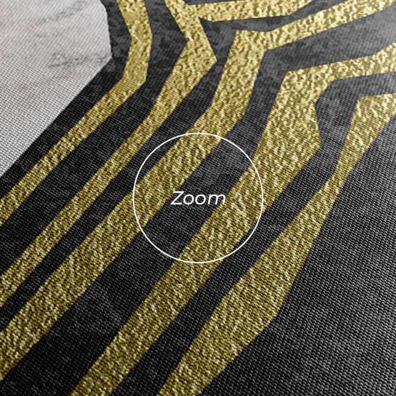 Tablou Multicanvas Abstract Silver Waves mockup 1