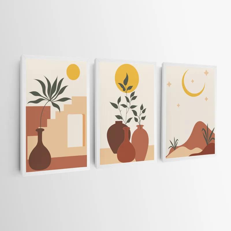 Tablou Multicanvas Brown Vase mockup 0